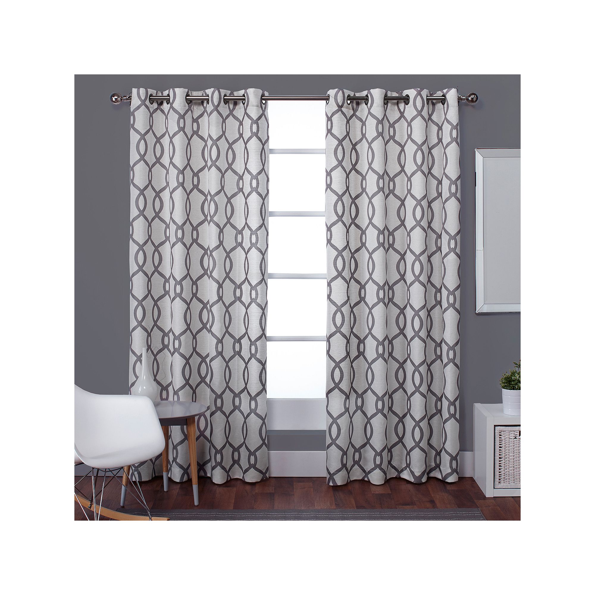 Exclusive Home Exclusive Home Kochi Light Filtering Linen Blend Grommet To