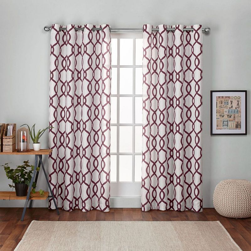 UPC 064247058668 product image for Exclusive Home Exclusive Home Kochi Light Filtering Linen Blend Grommet Top Curt | upcitemdb.com