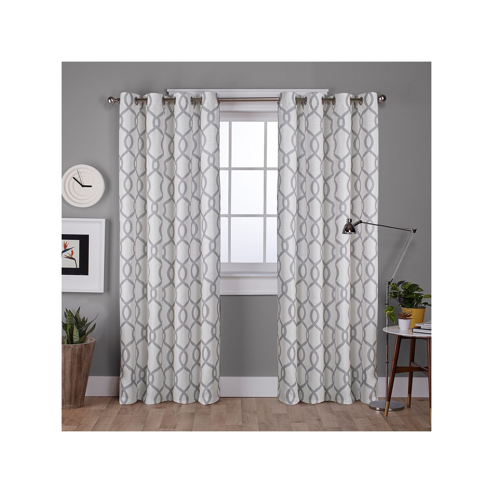 Exclusive Home Exclusive Home Kochi Light Filtering Linen Blend Grommet To