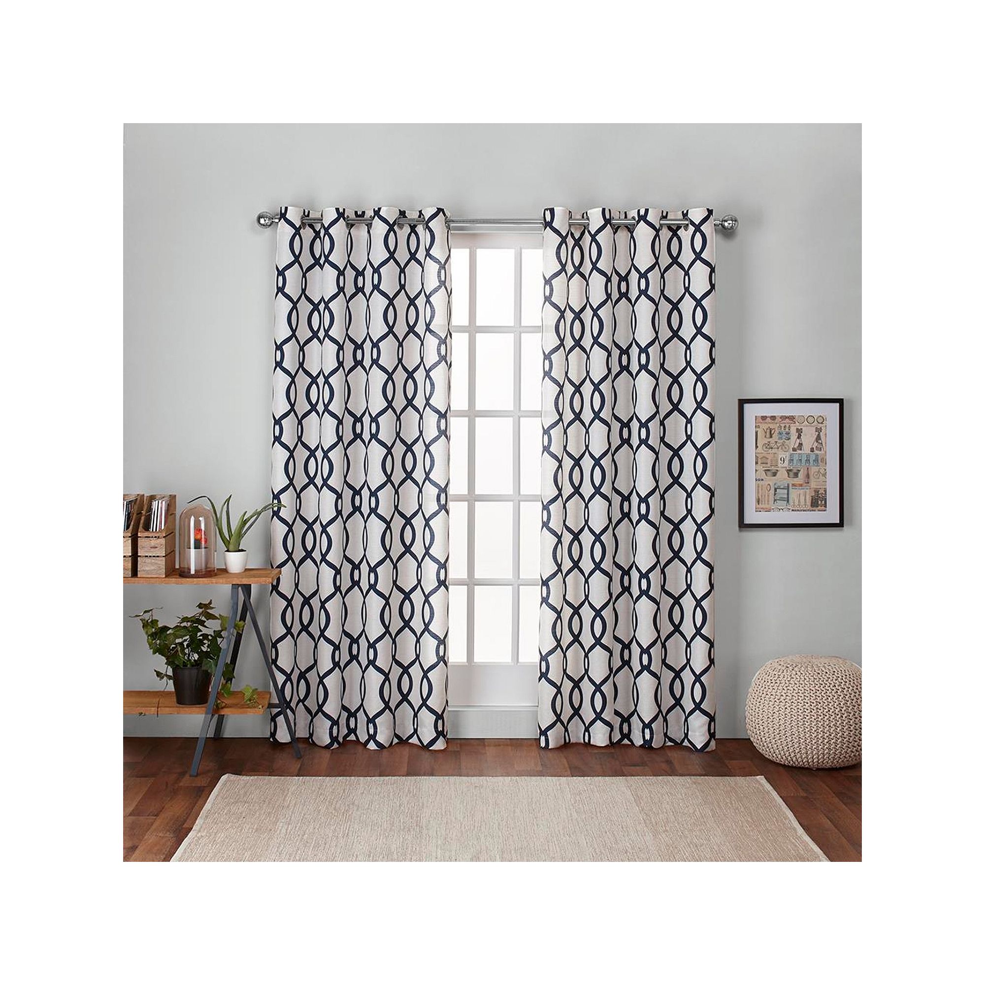Exclusive Home Exclusive Home Kochi Light Filtering Linen Blend Grommet To