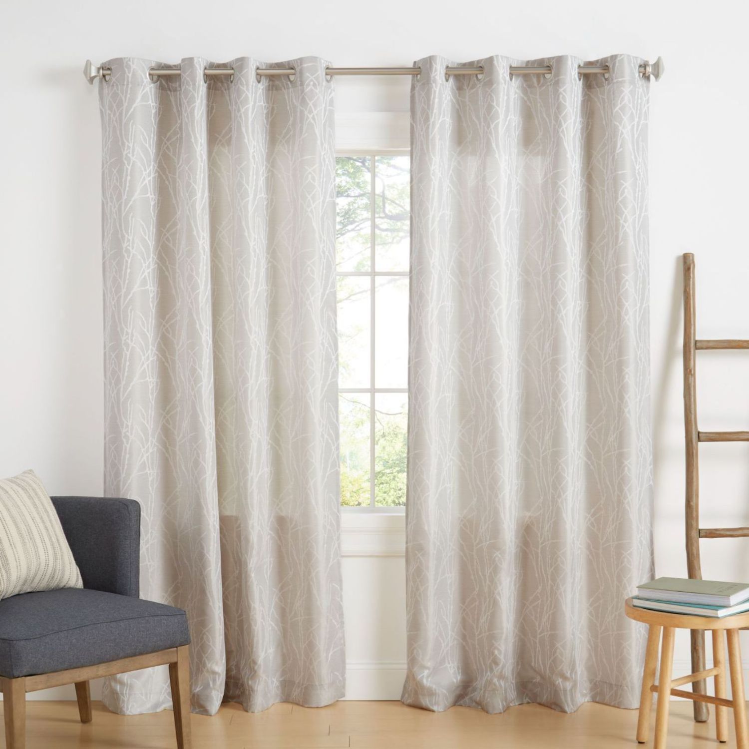 Exclusive Home 2-pack Finesse Grommet Top Window Curtains