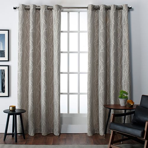 Exclusive Home 2pack Finesse Grommet Top Window Curtains