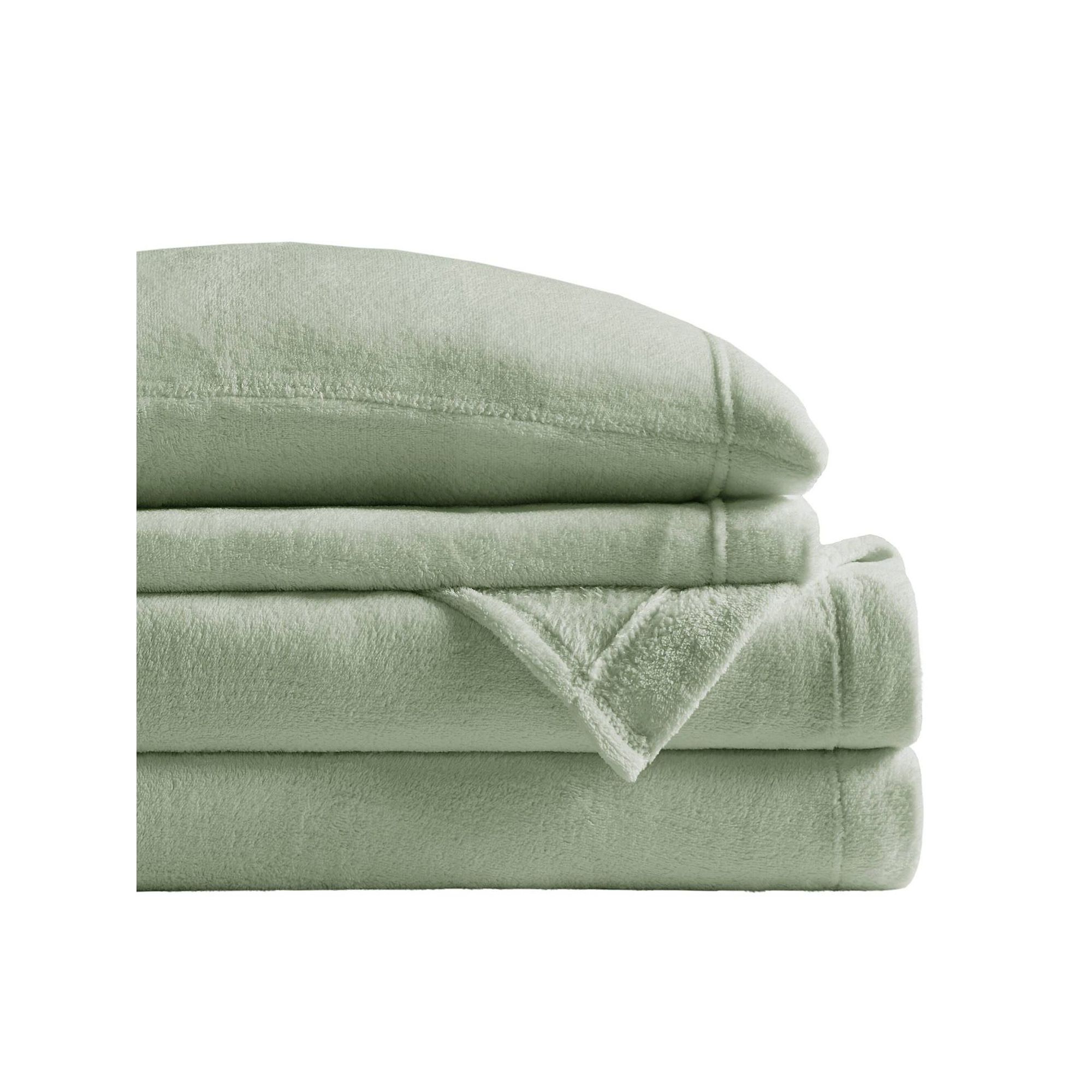 Sleep Philosophy Microplush Ultra Soft Sheet Set, Green