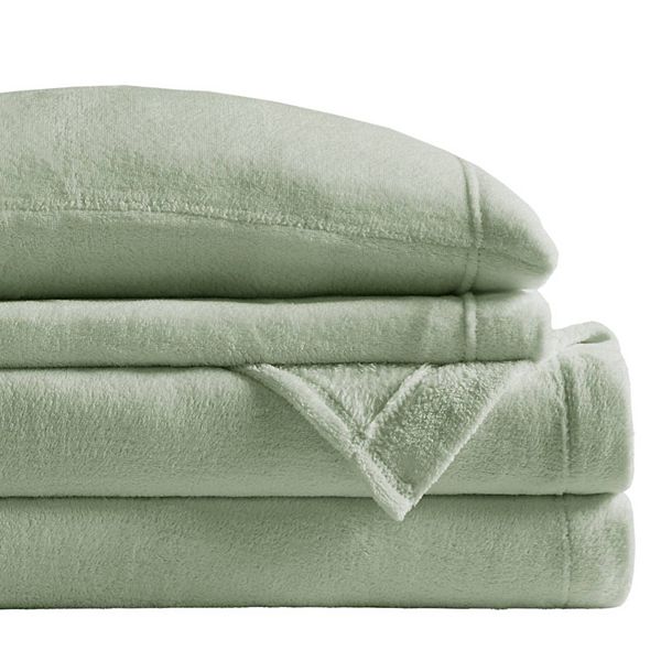 Sleep Philosophy Microplush Ultra Soft Sheet Set - Sage (QUEEN SET)