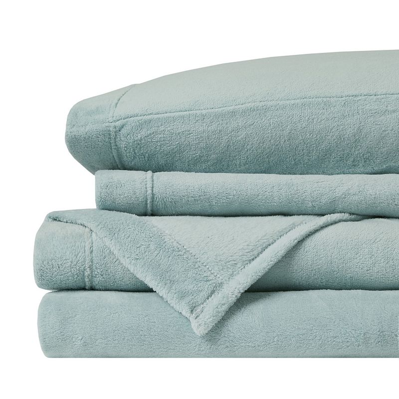 True North by Sleep Philosophy Soloft Plush Micro-Fleece 4-Pc. Sheet Set, Full Bedding