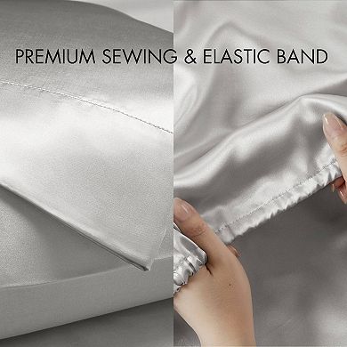 Madison Park Essentials Satin Luxury Sheet Set or Pillowcases