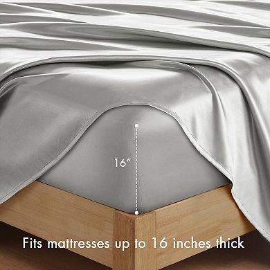 Madison Park Essentials Satin Luxury Sheet Set or Pillowcases