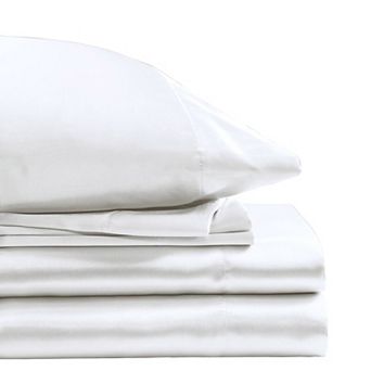Madison Park Essentials Satin Luxury Solid Sheet Set and Pillowcases