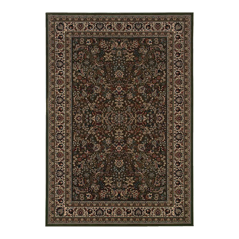 StyleHaven Alana Patterned Rug, Green, 8Ft Sq