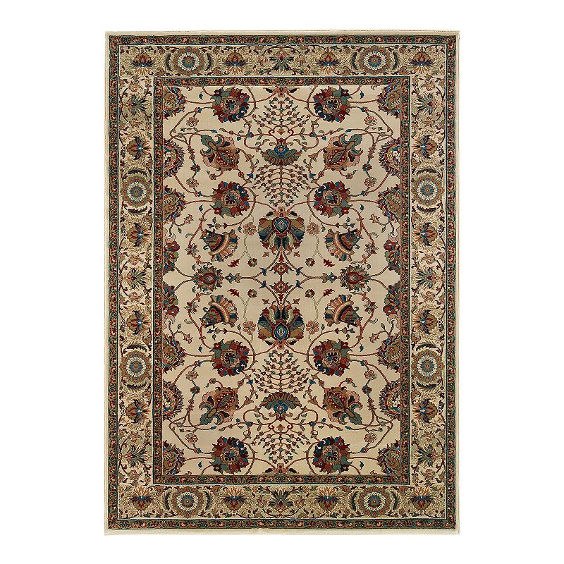 StyleHaven Alana Opal Rug, White, 8Ft Rnd
