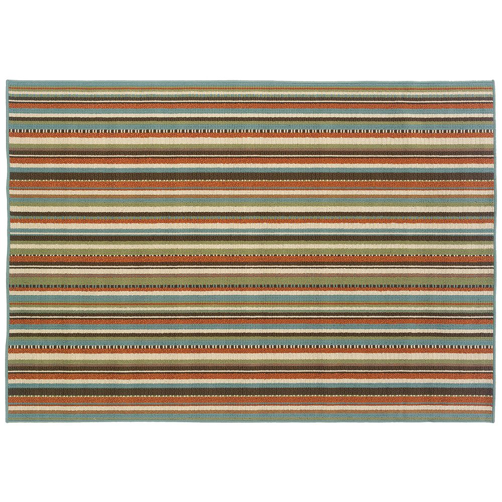 StyleHaven Montgomery Striped Indoor Outdoor Rug