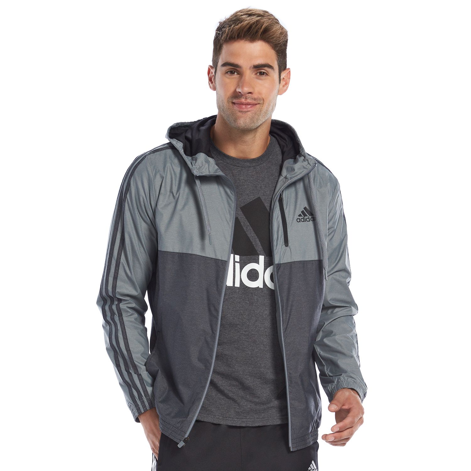 adidas windbreaker kohls