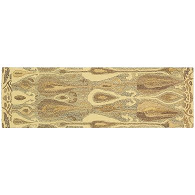 StyleHaven Anna Gray Abstract Ikat Wool Rug