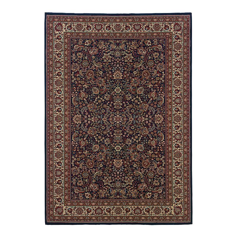 StyleHaven Alana Traditional Rug, Blue, 8Ft Sq