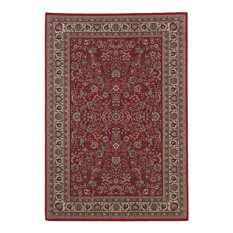 StyleHaven Alana Traditional Rug, Red, 10X12.5 Ft