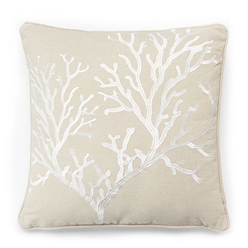 Bahamas Coral Throw Pillow