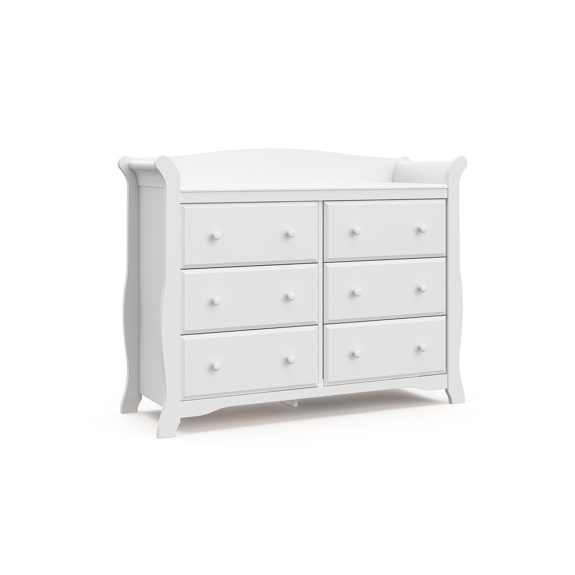 Storkcraft Avalon 6-Drawer Dresser, White