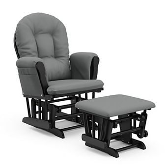 Storkcraft Hoop Custom Glider Chair & Ottoman Set