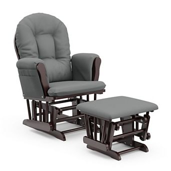 Storkcraft Hoop Custom Glider Chair & Ottoman Set