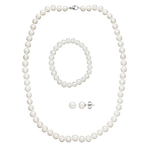 Freshwater by HONORA Freshwater Cultured Pearl Necklace, Stretch