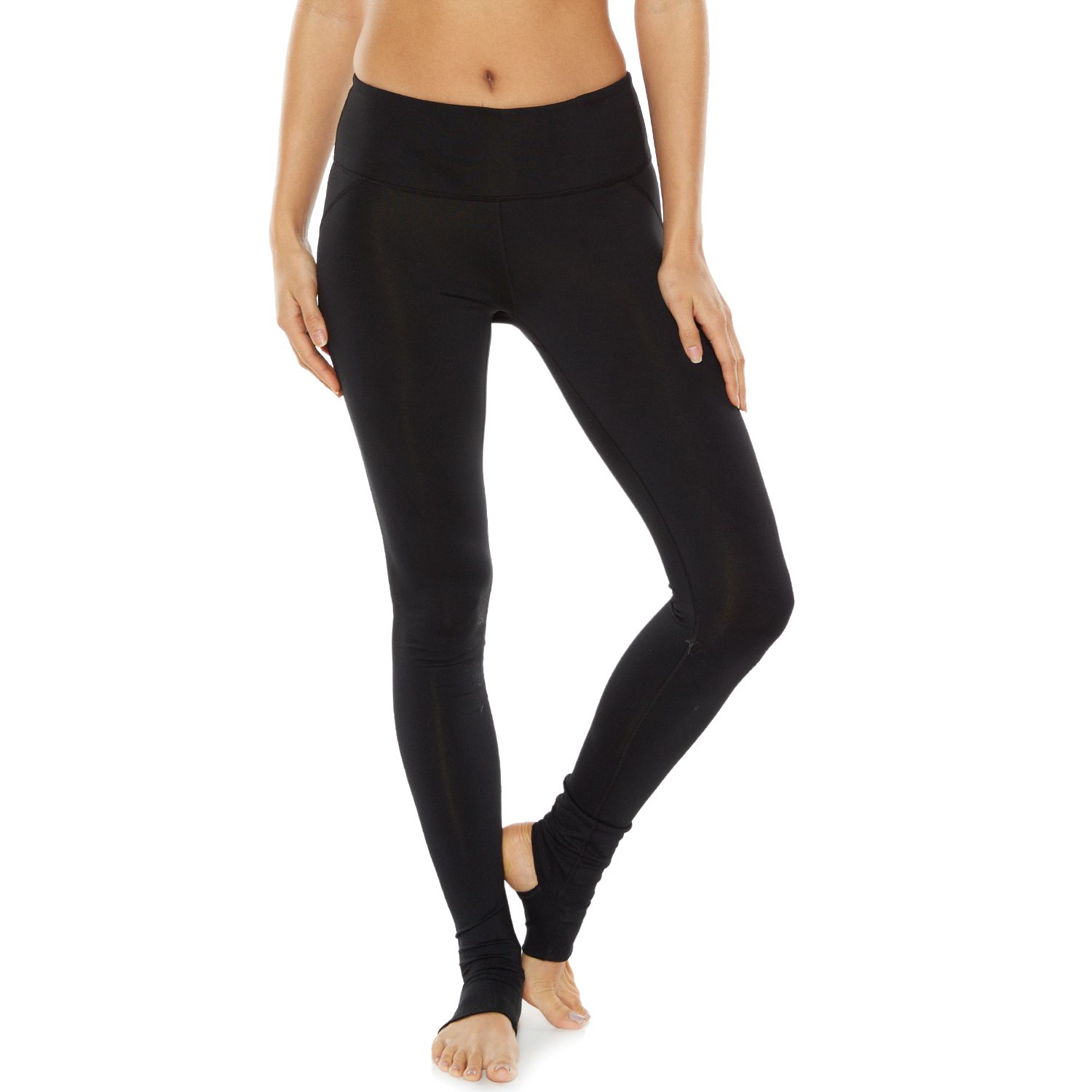 yoga pants that go over your heel