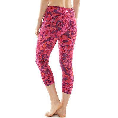 Women s Gaiam Om Yoga Moisture Wicking Capri Leggings