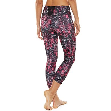 Women's Gaiam Om Yoga Moisture-Wicking Capri Leggings