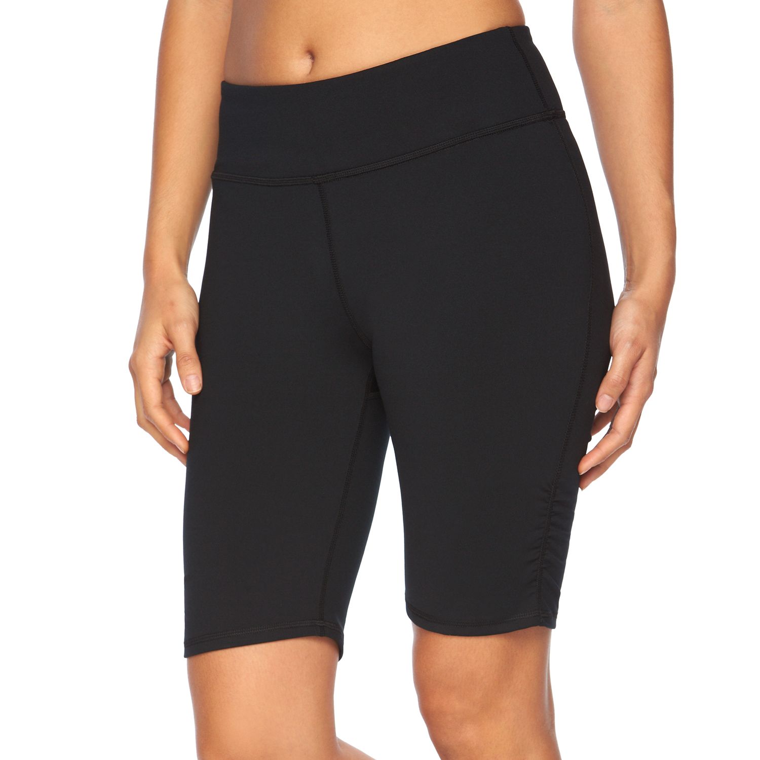 black yoga shorts