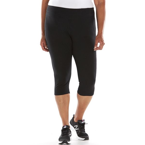 Plus Size Tek Gear® Fitted Capri Leggings