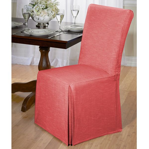 Madison Chambray Dining Room Chair Slipcover