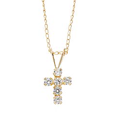 Kohls sideways on sale cross necklace