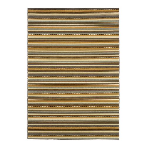 StyleHaven Bayside Striped Indoor Outdoor Rug