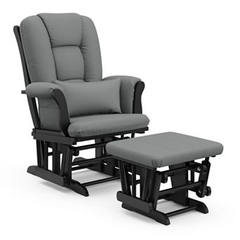 Storkcraft Tuscany Custom Glider Chair and Ottoman Set