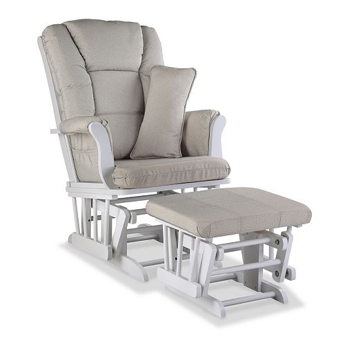 Storkcraft Tuscany Custom Glider Chair and Ottoman Set