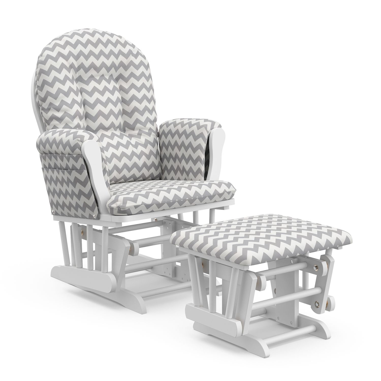 chevron glider chair