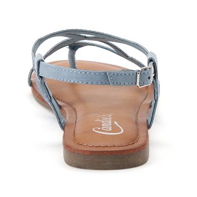 Candie s Women s Strappy Thong Sandals