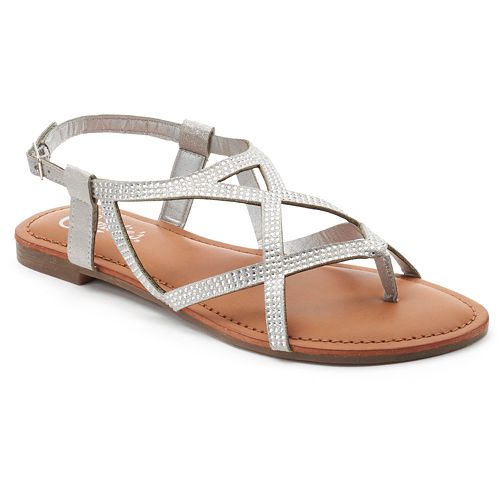 Candie's® Women's Strappy Thong Sandals