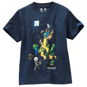 Boys 8-20 Minecraft Tight Space Tee