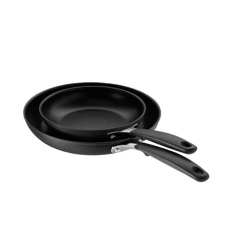 OXO Hard Anodized Nonstick Cookware  2 Piece Fry pan set  8  and 10  Skillet