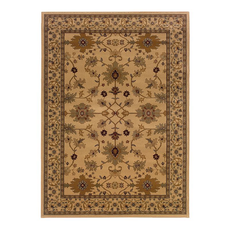 StyleHaven Andover Floral Rug, Beig/Green, 8X10 Ft