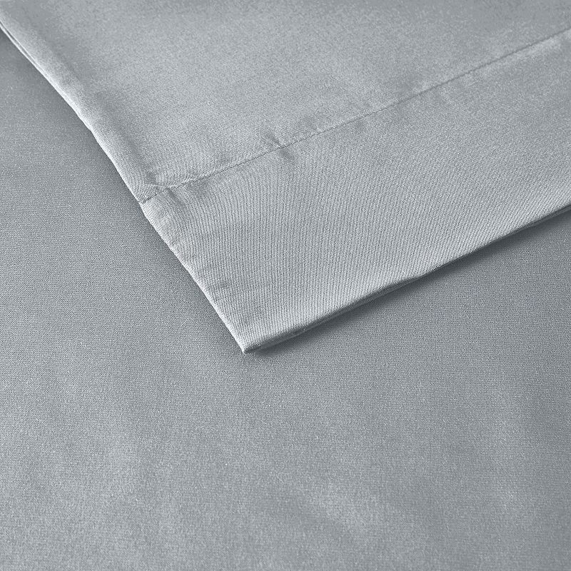 Intelligent Design All Season Soft Touch Microfiber Sheet Set, Grey, Twin