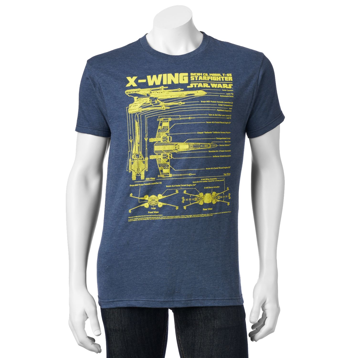x wing t shirt