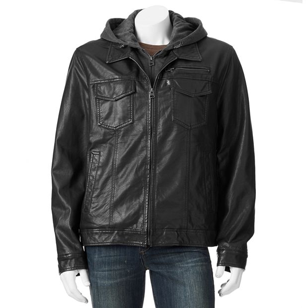 Kohl's levi's outlet faux leather jacket