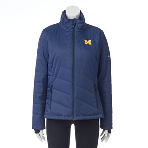 Women's Columbia Michigan Wolverines Powder Puff Jacket