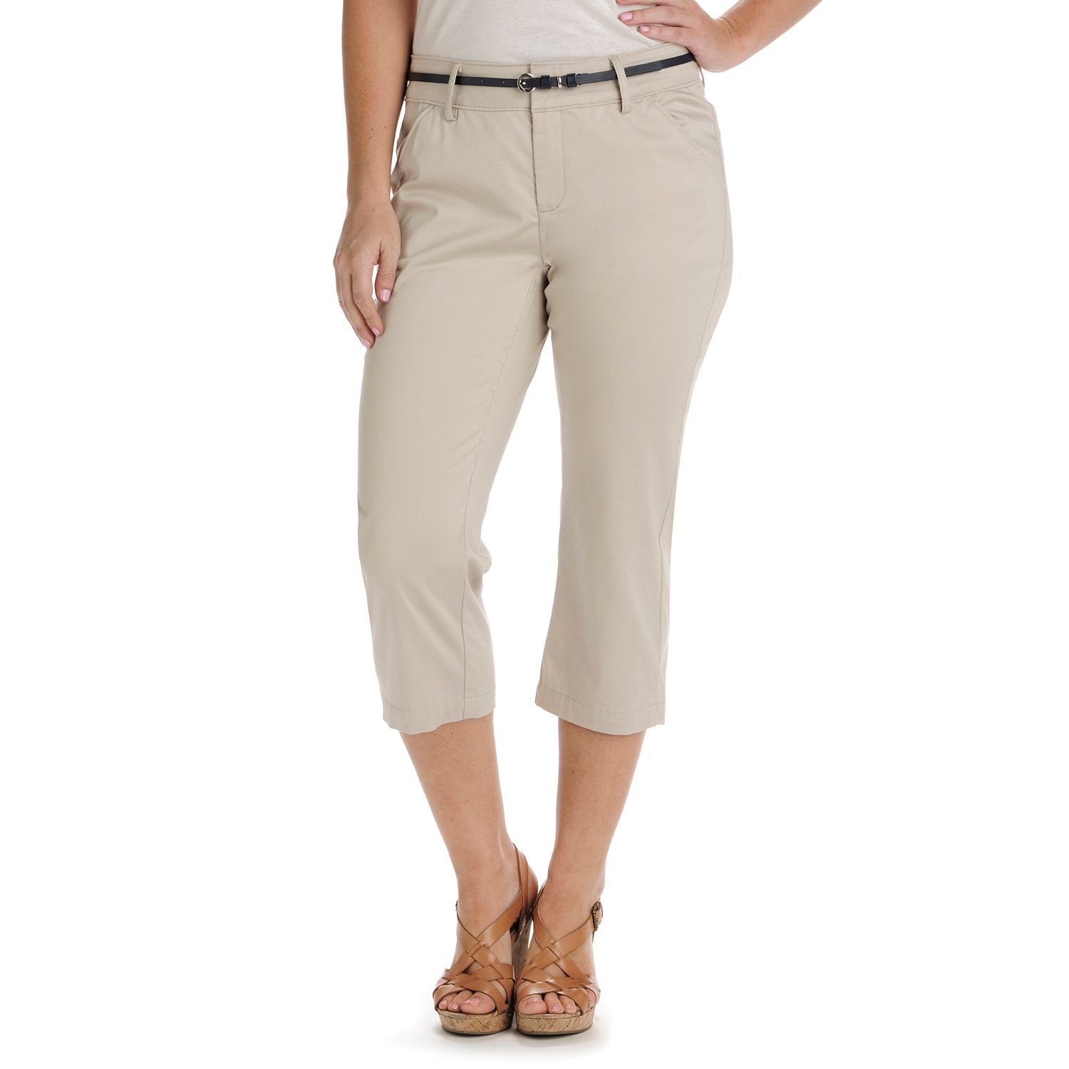 kohl's lee petite capris