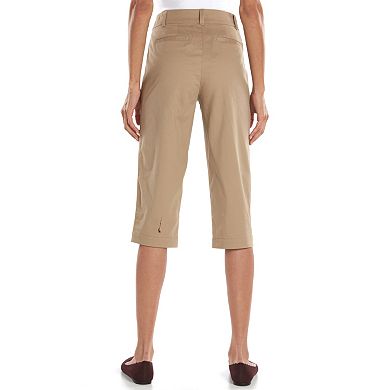 Croft & Barrow® Straight-Leg Twill Capris - Women's