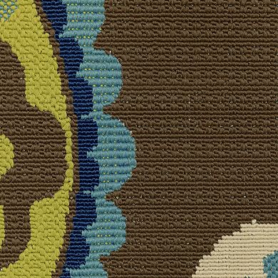 StyleHaven Cayman Medallion Indoor Outdoor Rug