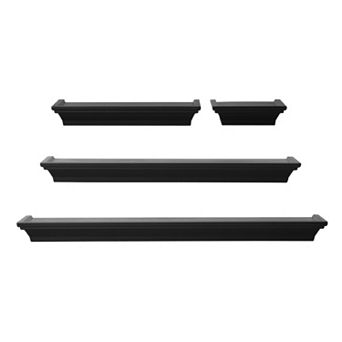 Melannco 4 pc Wall Shelf Set
