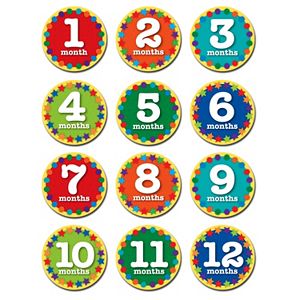 Sticky Bellies Monthly Sticker Set