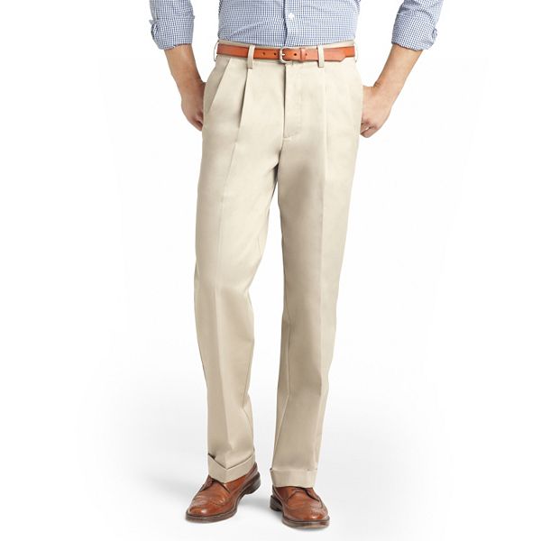 Big & Tall IZOD Pleated Chino Pants